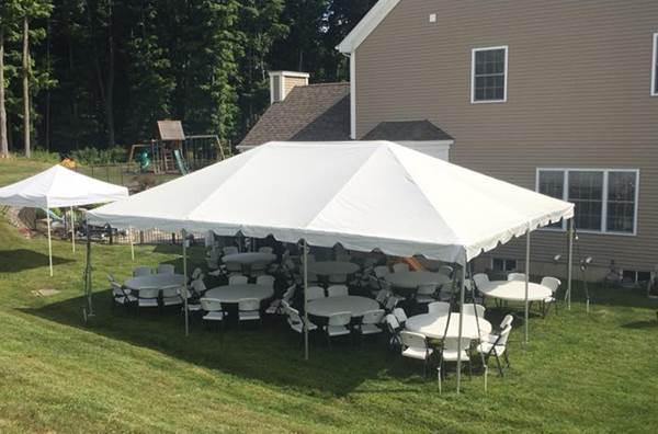 20' x 30' frame tent - 1 piece top